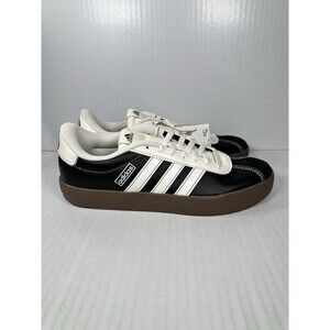 Size 8.5 Mens ADIDAS VL COURT 3.0 Core Black White Skateboard Shoes JH8628 NEW